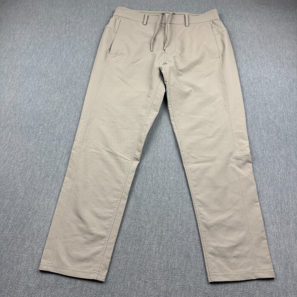 Lululemon Pants Men 31X27 Beige ABC Classic-Fit 5-Pocket Warpstreme Stretch
